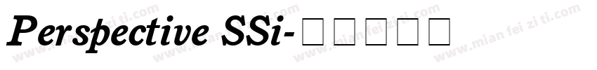 Perspective SSi字体转换